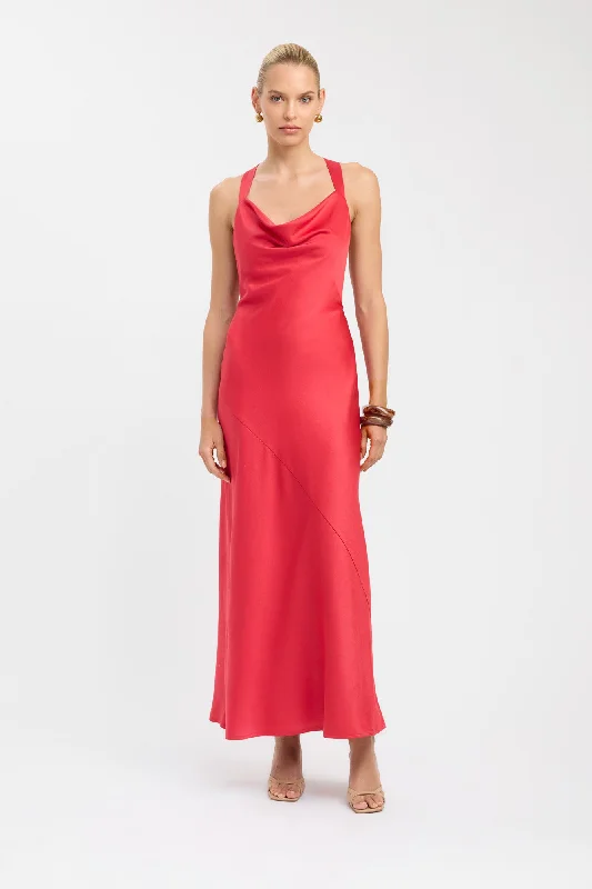 Sporty Fashion Offers Big Savings on Minimalist Office Styles Palermo Cowl Maxi Dress