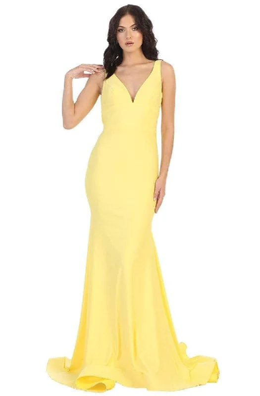 Unbeatable Deals Luxury Comfort May Queen MQ1719 - Sleeveless Trumpet Evening Dress