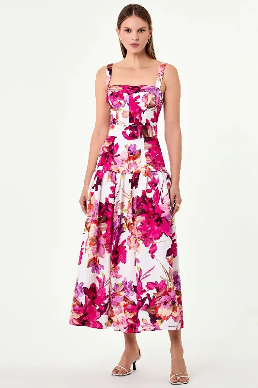 Fashion Sale Fashion-Forward Style Lidia Dress - Ria Floral Ivory