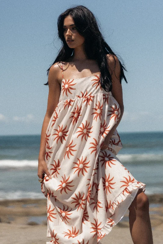 The Latest Trends Effortless Sophistication Antu Maxi Dress - Soleil