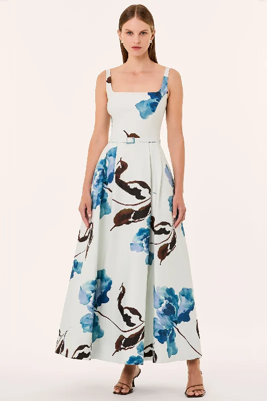 Summer Fashion Statement Piece SORELLE DRESS - ALENA SKY FLORAL