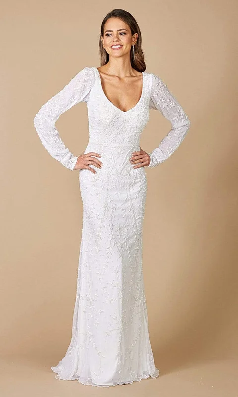 Limited Stock Limited - Edition Drops Lara Dresses - 51079 Long Sleeve Adorned Bridal Gown