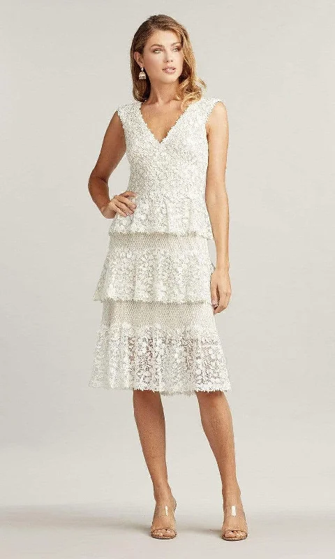 Luxury Fashion Feminine Soft - Hued Look Tadashi Shoji - Citara Tulle Tiered Dress