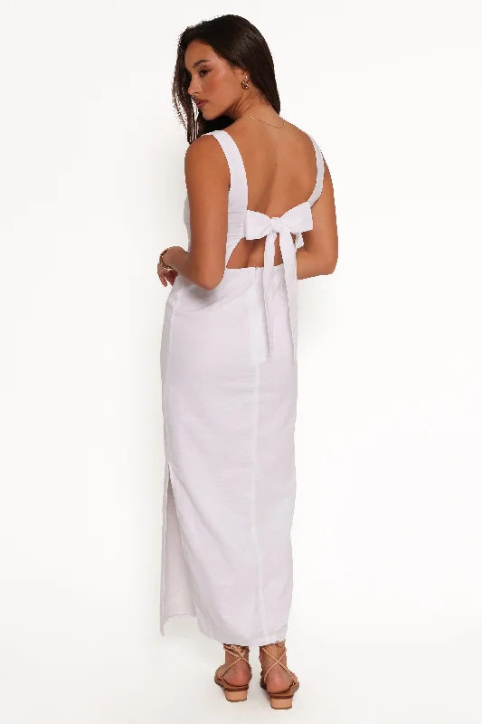 Budget-Friendly Fashion Exquisite Craftsmanship Emery Maxi Dress - White