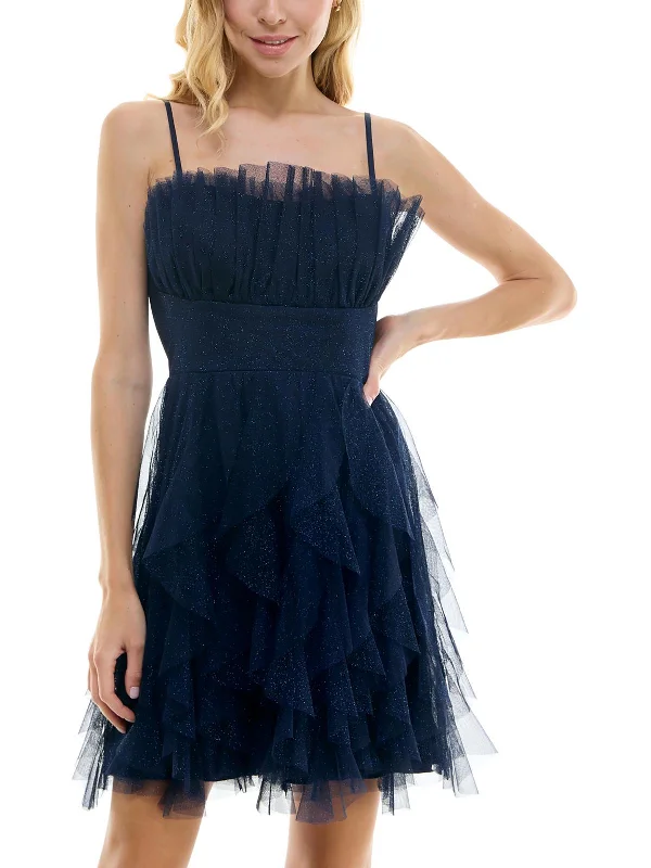 Catch Every Fashion Trend Weekend Special Juniors Womens Tulle Mini Dress