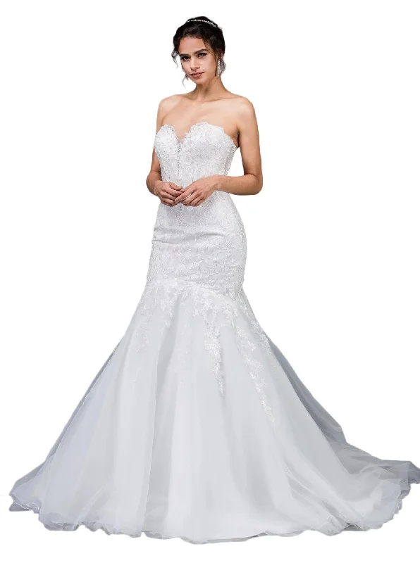 Additional Time-Limited Offers Casual Chic Dancing Queen Bridal - 69 Lace Deep Sweetheart Mermaid Gown