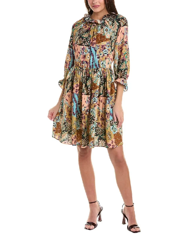 Unleash Your Style Dreamy Draping M Missoni Printed Silk-Blend Mini Dress