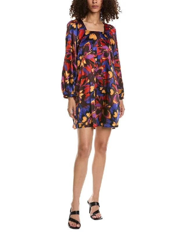 Timeless Elegance Redefined Luxe Layering Johnny Was Blooms Silk Mini Dress