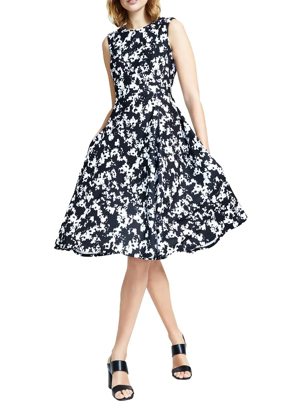 Trendy Styles Lightweight Fabric Womens A-Line Printed Midi Dress