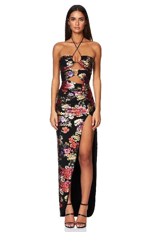 Crazy Price Slashing Vibrant Prints Nookie Electric Floral Maxi Dress - Floral