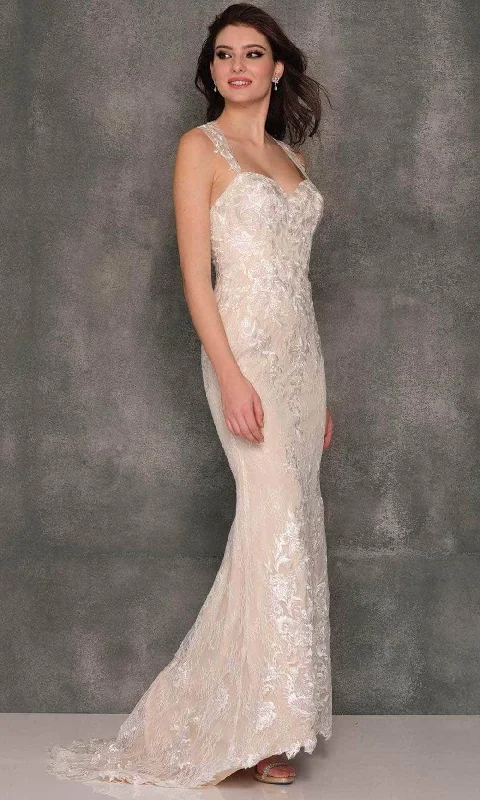 Urban Fashion Modern Glamour Dave & Johnny Bridal A10451 - Fitted Sweetheart Bridal Gown