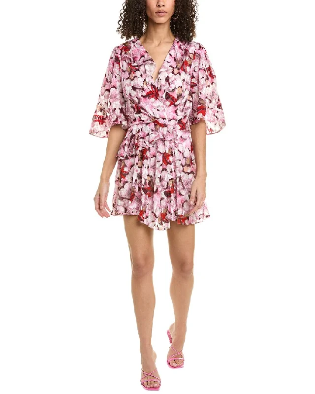 Exclusive Discount Classic Charm IRO Surplice Silk-Blend Mini Dress