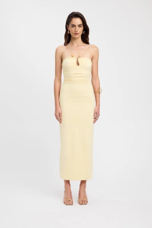 Bold Fashion Sales Minimalist Elegant Tayla Trim Maxi Dress