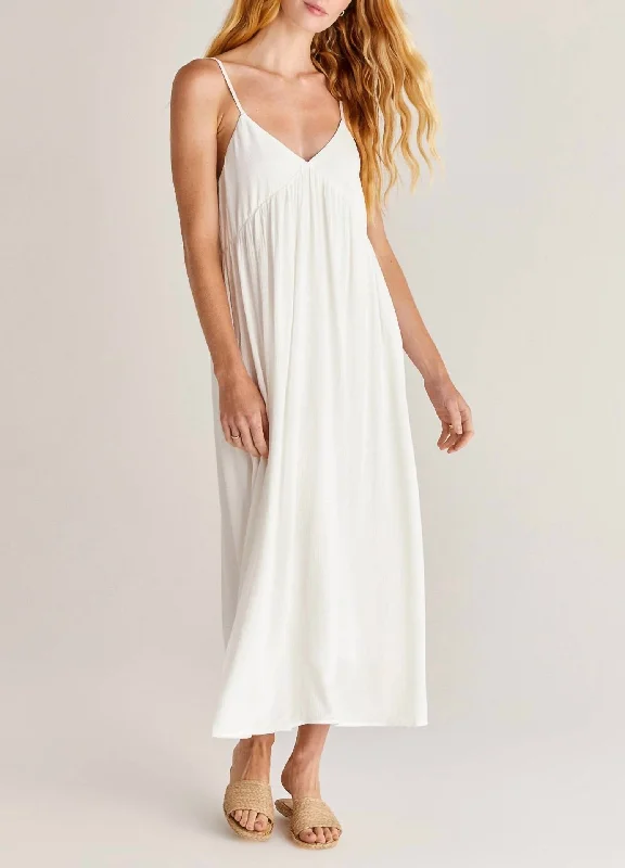 Hurry Before It'S Gone Elegant Ensemble Atlas Midi Dress In White