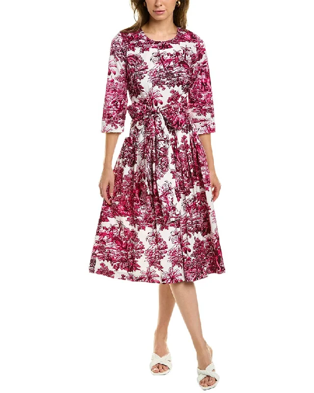 Casual Fashion Bold Silhouette Samantha Sung Florance Midi Dress