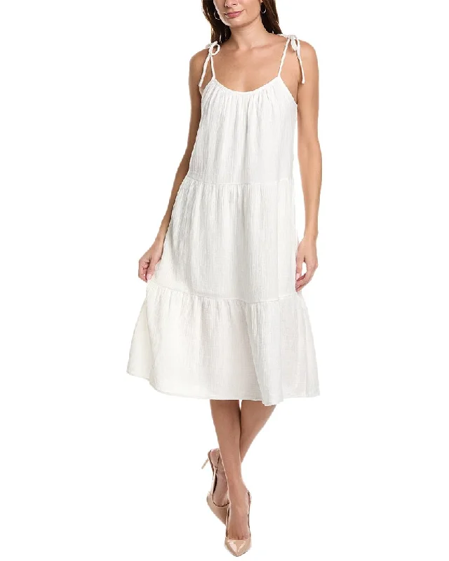 Luxury Casual Deals Contemporary Chic BELLA ZOE Tiered Midi Dress