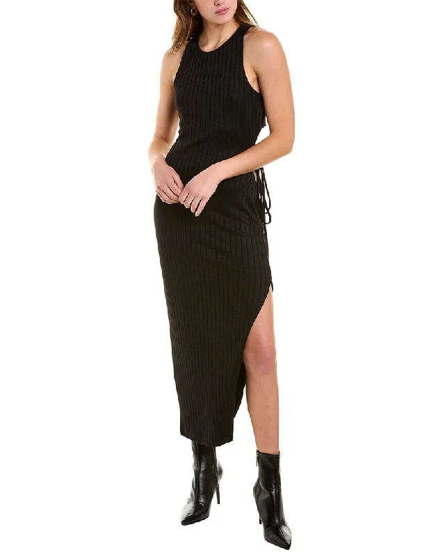 Sporty Fashion Offers Playful Elegance BCBGMAXAZRIA Sleeveless Midi Dress