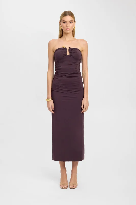 Hurry Before It'S Gone Subtle Sophistication Tayla Trim Maxi Dress