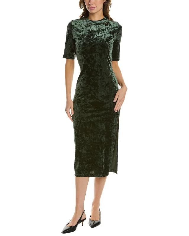 Winter Warehouse Sale Floral Style Cynthia Rowley Crushed Velvet Midi Dress