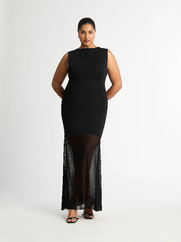 Limited Time Offer Minimalist Elegant KATE KNIT MAXI DRESS