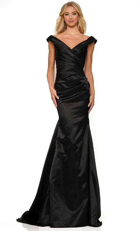 Limited Stock, Big Sale Flash Sale Colors Dress G1080 - Satin Off Shoulder Evening Gown