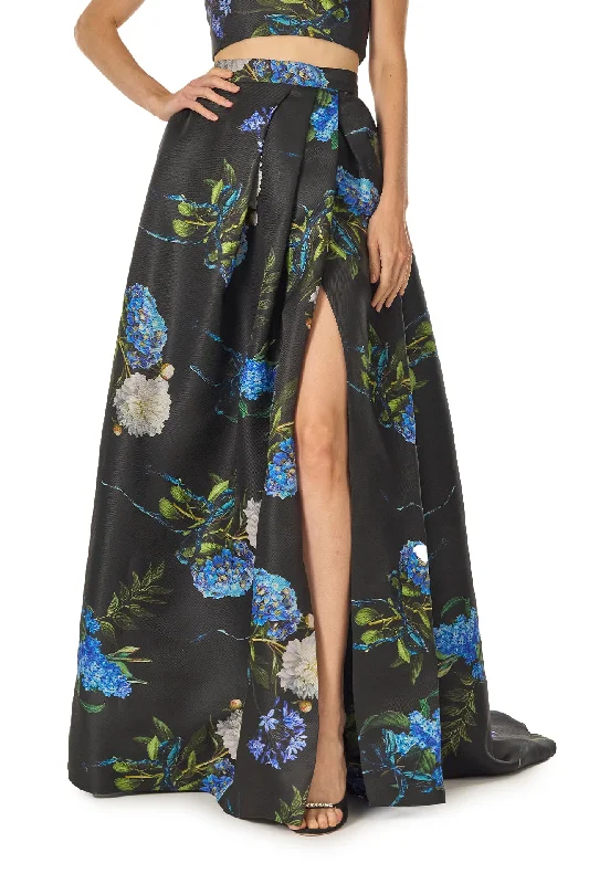 Unleash Your Fashion Lightweight Fabric Floral Ballgown Skirt