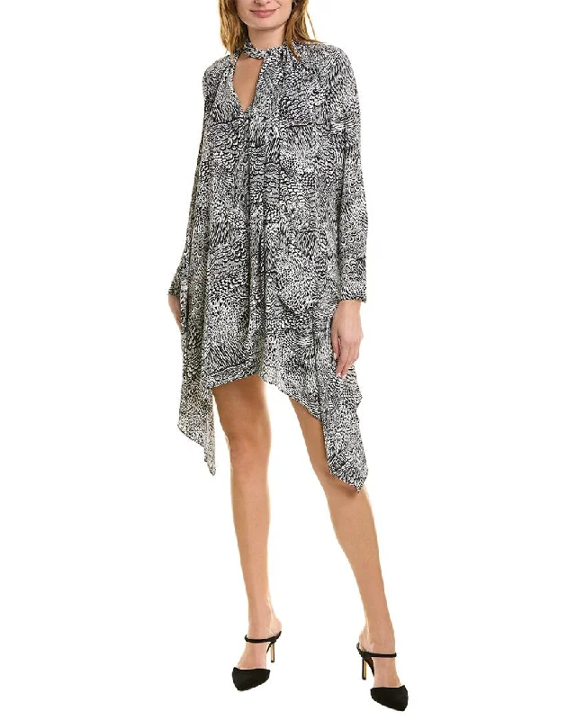 Trendy Threads Great Deals on Ethnic Cultural Wear BCBGMAXAZRIA Cape Sleeve Midi Dress