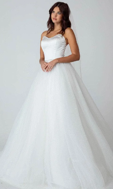 Luxury Fashion Effortless Grace Eureka Fashion 9515 - Strapless Sweetheart Wedding Gown