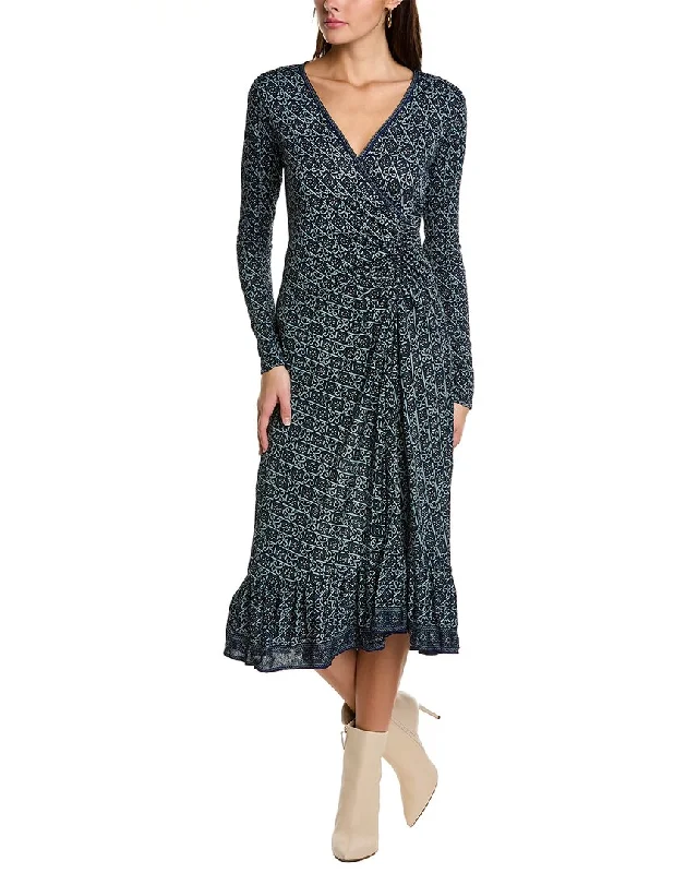 Laid-Back Fashion Offers Floral Style Max Studio Side Ruched Midi Dress