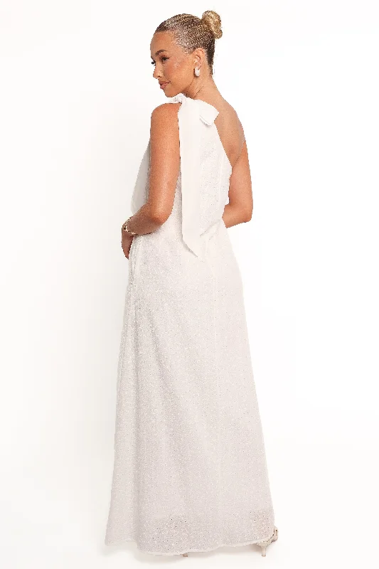 Classic Elegance Sales Nordic Minimalist Home Look Georgina Maxi Dress - White