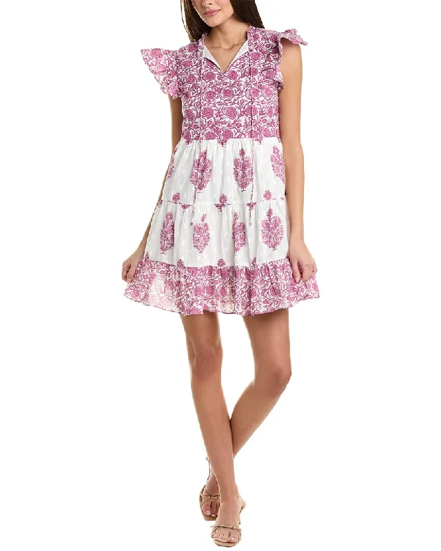 Exclusive Deals Online Boho Chic Garrie B Tiered Mini Dress