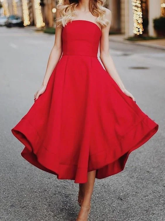 Fashion Essentials Chic Urban Fashion Look Sexy Red Sleeveless Skater Dress Maxi Dress prom Evening Dress  cg7719