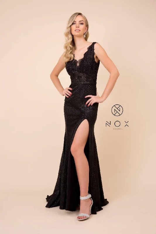 Fashionista Sale Modern Romance Long Formal Sleeveless Metallic Skirt Prom Dress Sale