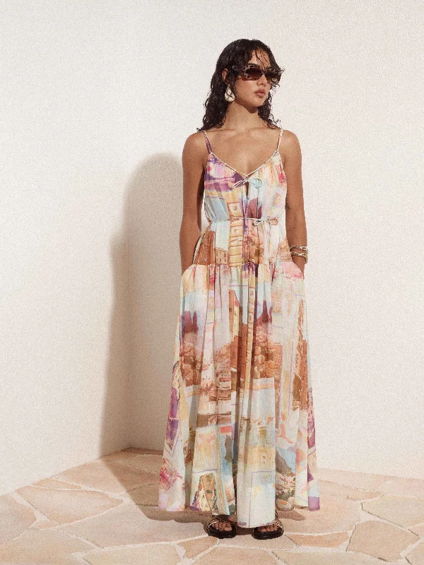 Hot Items Parisian Effortless Chic Style VIVA BELLA MAXI DRESS