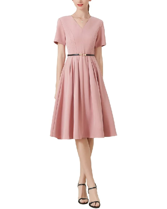 Sophisticated Street Style Offers Cottagecore Rustic Charm Style BURRYCO Midi Dress