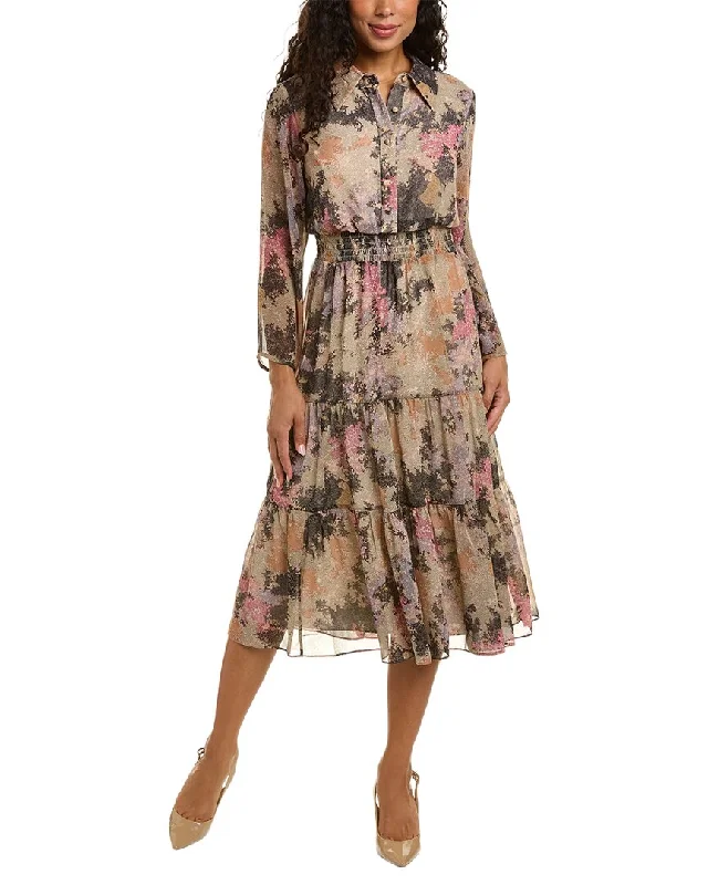 Fall Sale, Prices Drop Limited - Edition Drops Mikael Aghal Smocked Midi Dress