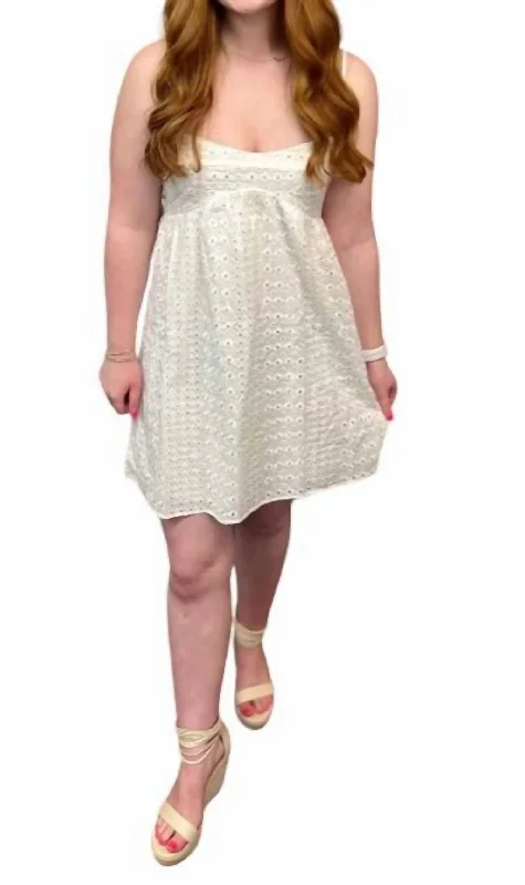 Special Offer Great Deals on Ethnic Cultural Wear Joanna Mini Dress In Off-White