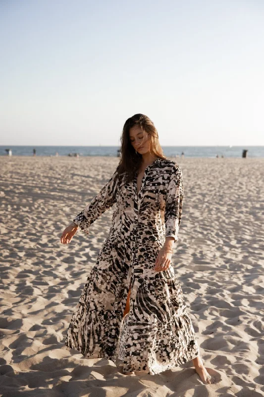 Inspired By You, Designed For You Graceful Movement THE TIERED SHIRT MAXI DRESS