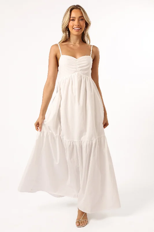 Exclusive Sale Urban Sophistication Bailey Maxi Dress - White