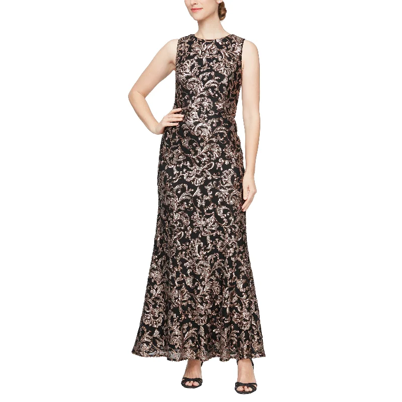 Seasonal Trends Refined Look Alex Evenings 8196911 Long Sleeveless Formal Dress