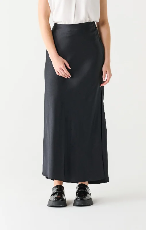 Bold Style Discounts Feminine Elegance Satin Maxi Skirt