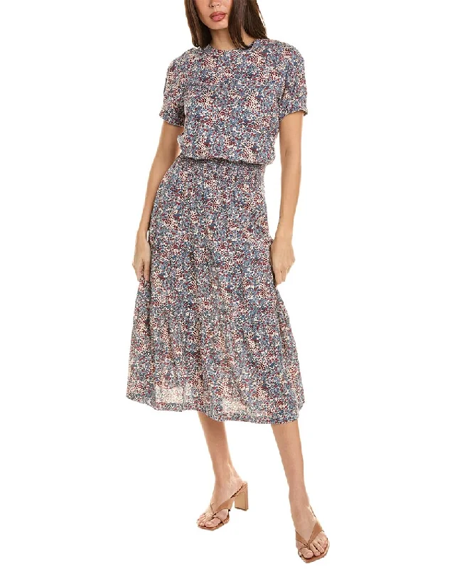 You'Ll Love Us Because Hollywood Glam Award - Show Style Nation LTD Martine Casual Peasant Midi Dress