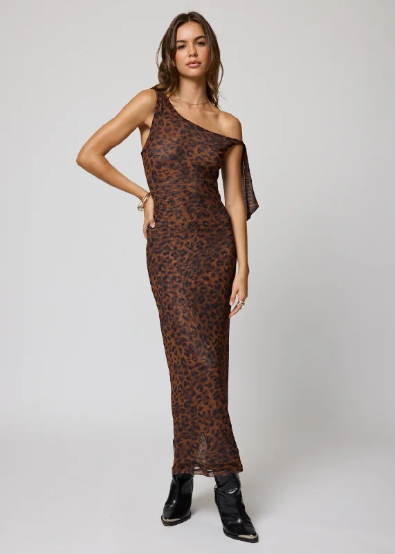 Limited Time Special Offer Chic Allure THE CARLOTA MAXI DRESS MESH