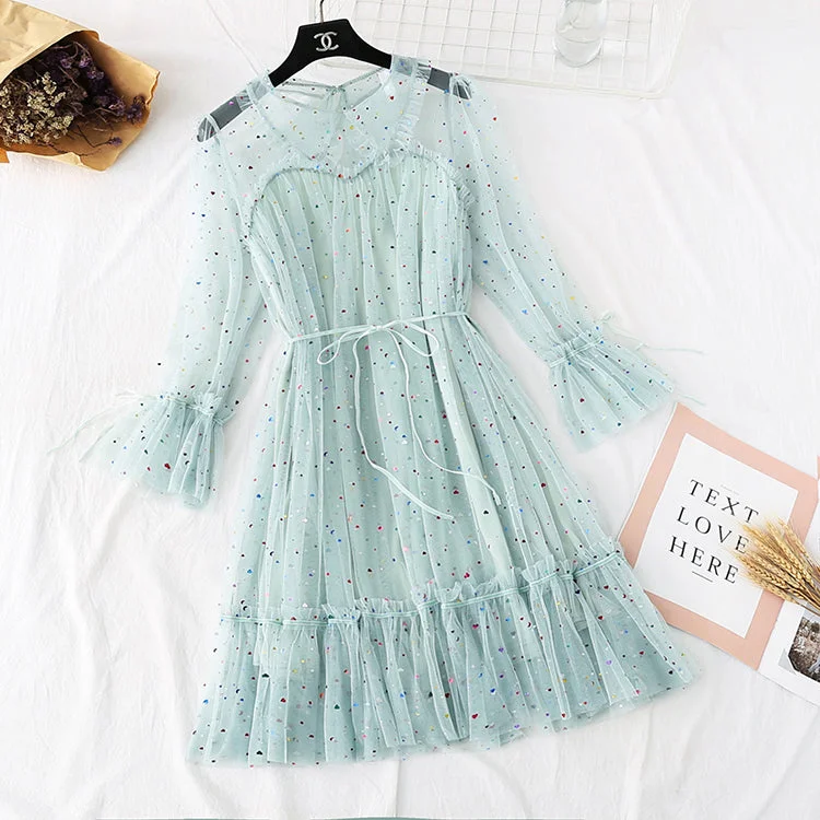 Elevated Casual Discounts Seasonal Trend New fairy long sleeve doll super fairy loose doll collar with bottom skirt 3970