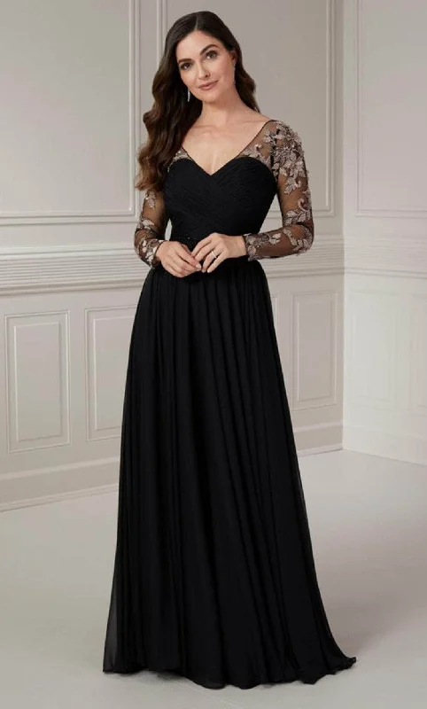 Fresh Styles, Fresh Deals Graceful Cut Christina Wu Elegance 17120 - Long Sleeve Evening Dress