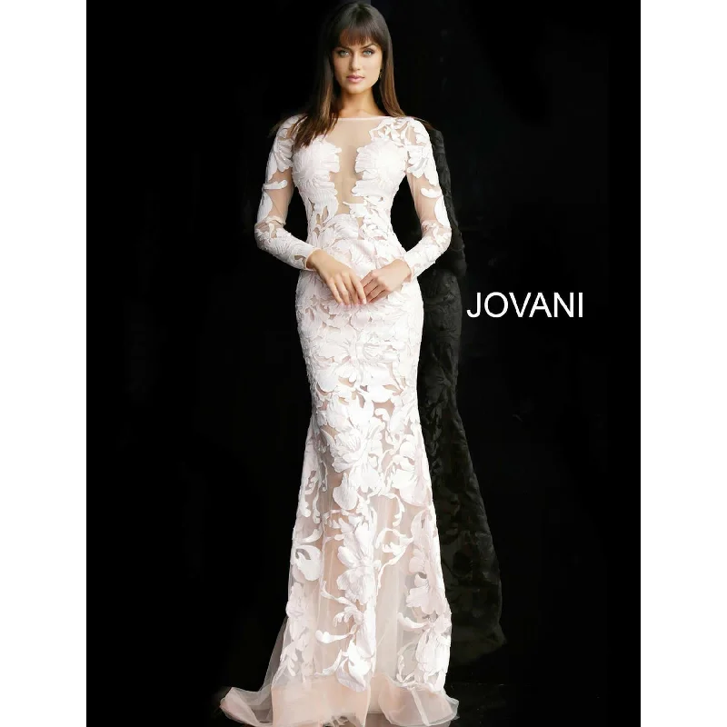 Hot Brand Discounts Elegant Ensemble Jovani Long Sleeve Embellished Dress 60285