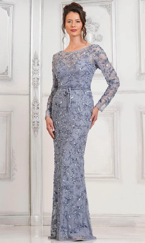 Season Offer Seasonal Trend Marsoni by Colors MV1321 - Beaded Long Sleeve Evening Dress